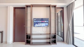 exclusive 2br apartment no kitchen with balcony at skales residence nusa dua bali