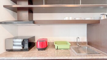exclusive 2br apartment no kitchen with balcony at skales residence nusa dua bali