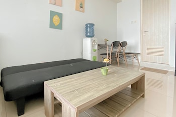 cozy and best deal studio at grand kamala lagoon apartment