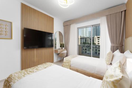 maison privee exclusive duplex villa with panoramic terrace overlooking burj khalifa