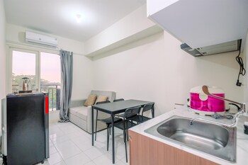cool and warm 2br at 7th floor podomoro golf view apartment