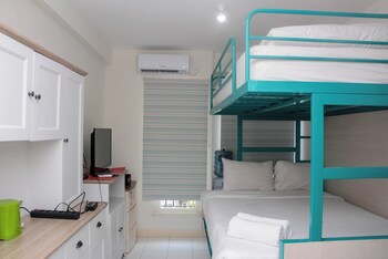 comfort studio apartment for 4 pax at podomoro golf view