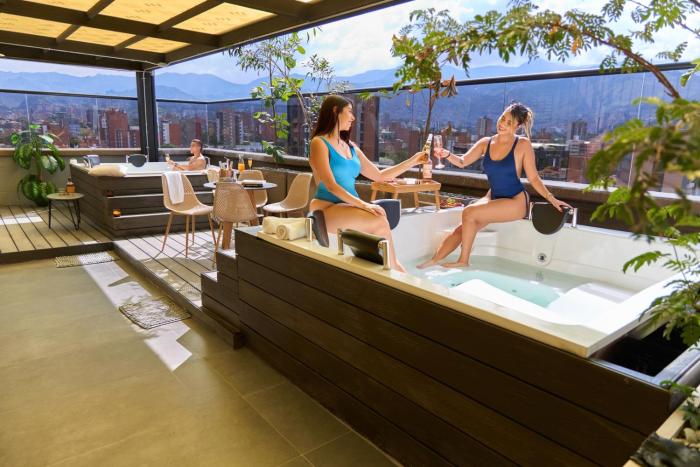 rosa negras cozy stadio suite with jacuzzi