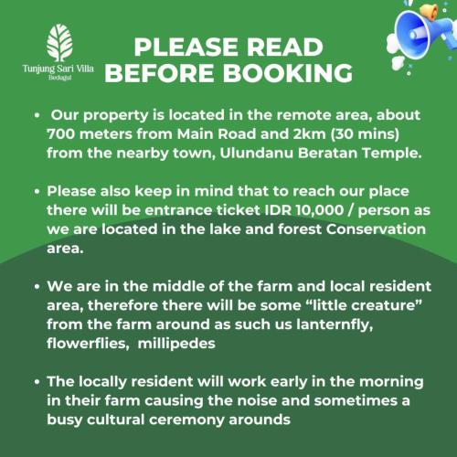 tunjung sari villa bedugul