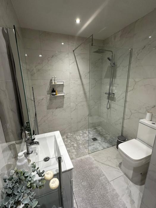 full apartment with secure parking great views