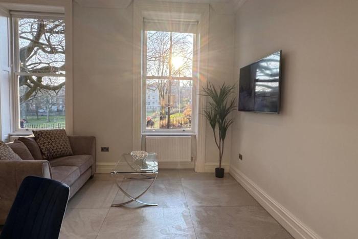 full apartment with secure parking great views