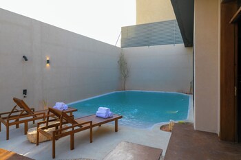 portal chalets with private pool al arid