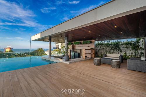seafront condominium with pool shc