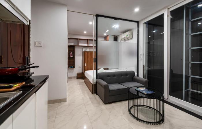 otis apartment 33 tran ke xuong rooftop view