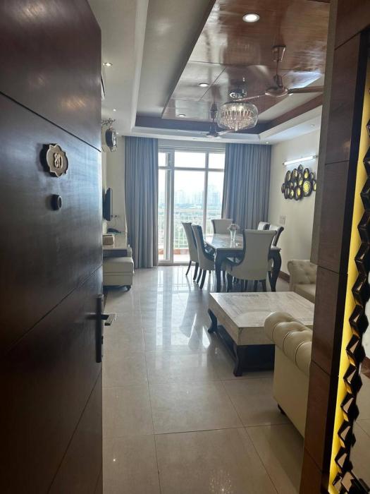 luxurious gurugram apartment for rent entire house with city garden views