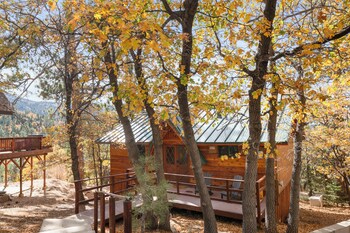 a woodsy mountain retreat