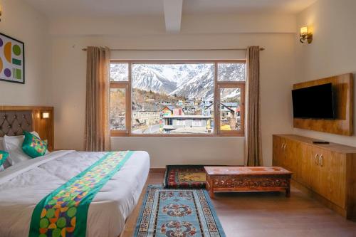 treebo melag jispa with mountain view