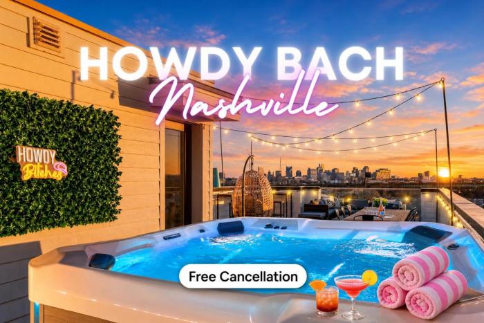 downtown nashville hot tub game room karaoke