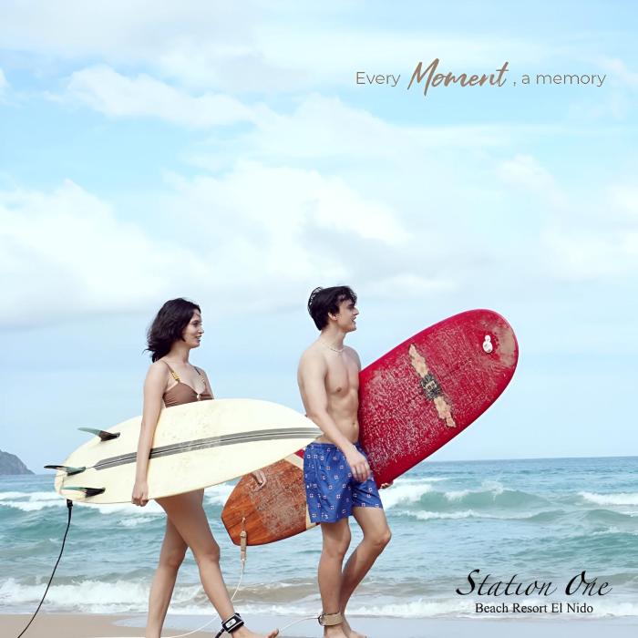 station one beach resort el nido