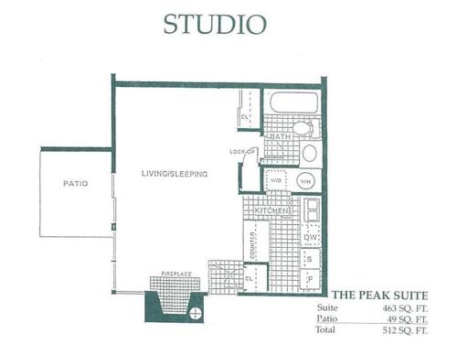 blue mountain luxury studio
