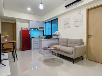 homey and good 2br at meikarta apartment