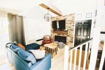 rustic loft at blue