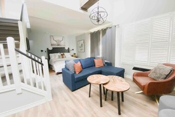 rustic loft at blue