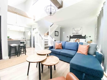 rustic loft at blue