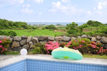gimnyeong stonewall private pool villa