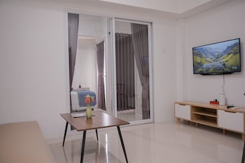 elegant and homey 1br apartment tamansari bintaro mansion