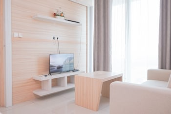 modern look and homey 2br apartment tree park city bsd