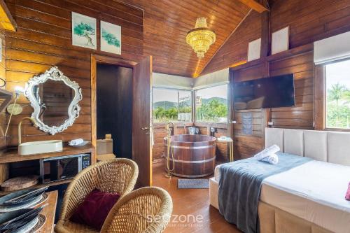 fully equipped studios near armacao beach and beto carrero park trs