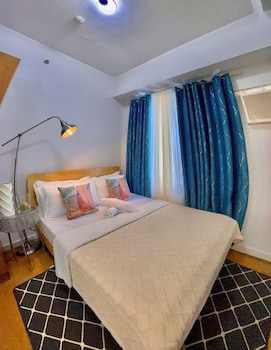 modern studio with sunset view