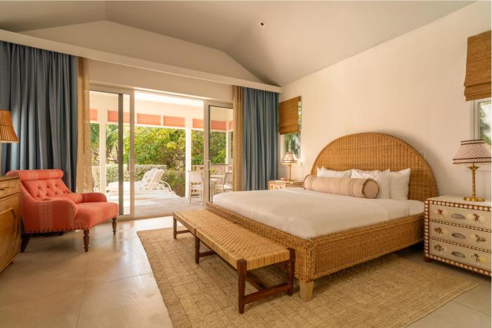private pool villa at coral sands steps to pink sand beach and resort amenities