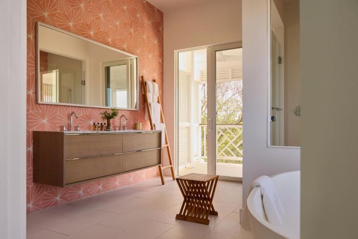 private pool villa at coral sands steps to pink sand beach and resort amenities