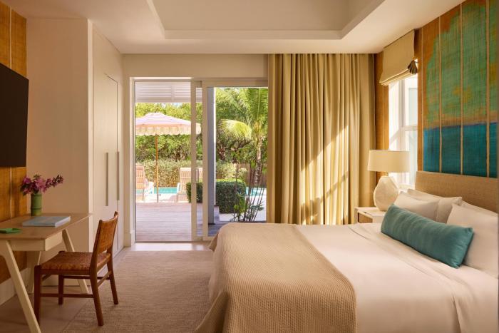 private pool villa at coral sands steps to pink sand beach and resort amenities