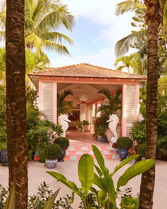private pool villa at coral sands steps to pink sand beach and resort amenities