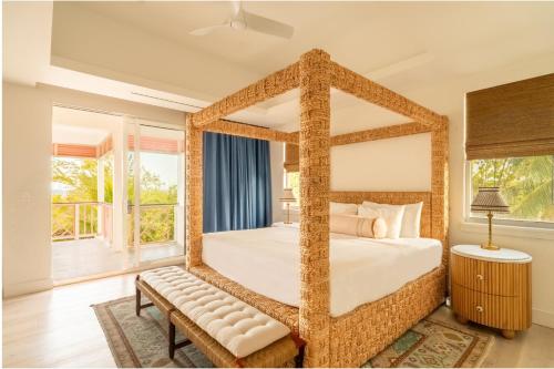 private pool villa at coral sands steps to pink sand beach and resort amenities