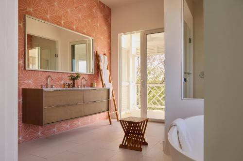 private pool villa at coral sands steps to pink sand beach and resort amenities