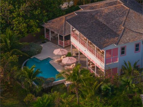 private pool villa at coral sands steps to pink sand beach and resort amenities