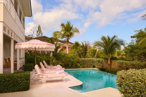 private pool villa at coral sands steps to pink sand beach and resort amenities