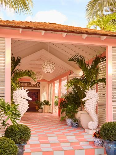private pool villa at coral sands steps to pink sand beach and resort amenities