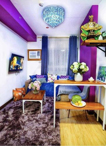 romantic purple 1 bedroom 5 8 pax in cdo
