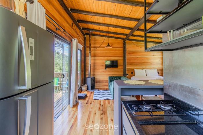 comfortable cabin with heater urubici sc egc001