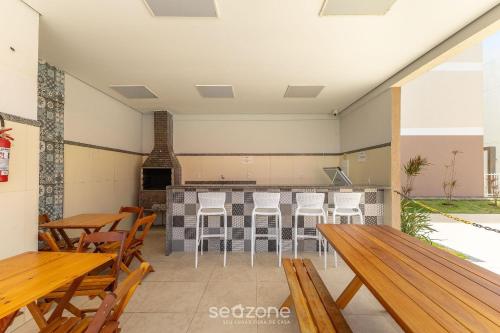 apart 450m from the beach in cond w pool var0302
