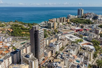 apartments in a building with a pool 800m from the beach in salvador edf