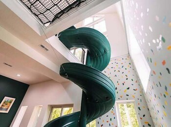 the greenhouse with indoor slide close to hocking hills