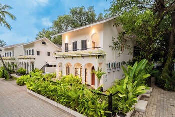 bellavie 3 bhk villa with private pool and tv lounge area in a gated complex