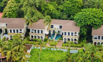 bellavie 3 bhk villa with private pool and tv lounge area in a gated complex