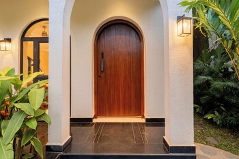 bellavie 3 bhk villa with private pool and tv lounge area in a gated complex