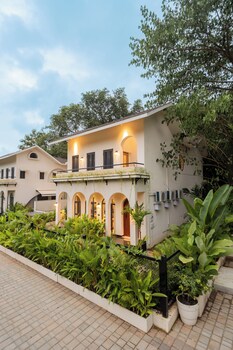 bellavie 3 bhk villa with private pool and tv lounge area in a gated complex