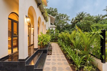 bellavie 3 bhk villa with private pool and tv lounge area in a gated complex