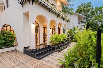 bellavie 3 bhk villa with private pool and tv lounge area in a gated complex