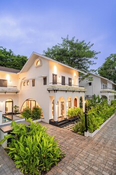 bellavie 3 bhk villa with private pool and tv lounge area in a gated complex