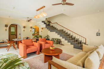 bellavie 3 bhk villa with private pool and tv lounge area in a gated complex